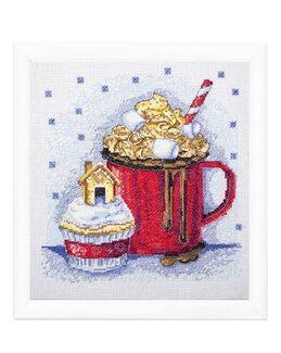 Broderikit Billede Julehygge - Abris Art