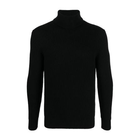 Tagliatore Turtlenecks svart, Herr Stickade tröjor, Herr, Storlek: L