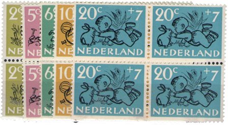 Holland 1952 - NVPH 596-600 - 4-Miniark - Postfrisk