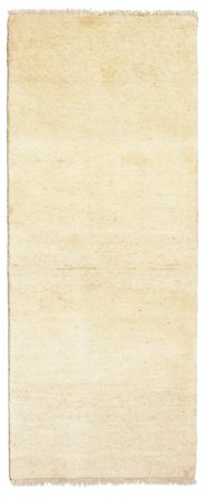 Noué À La Main Gabbeh Persan Fine Tapis 80X195 De Laine Petit