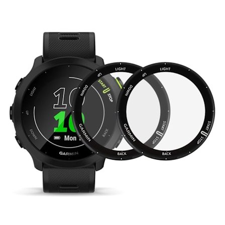 2Pcs Garmin Forerunner 158 HD clear PMMA screen protector