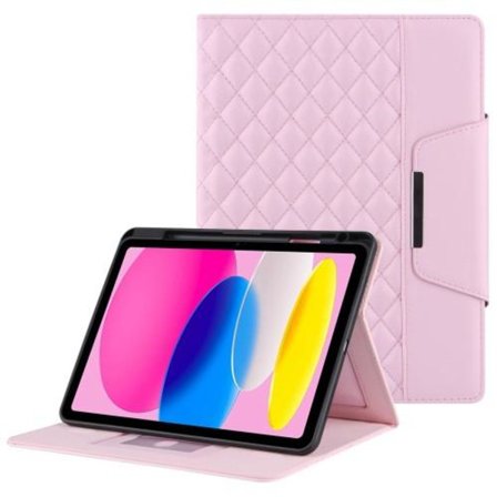 Til iPad 10.9 2022 Gen 10 Sammenleggbart Veske - Rosa