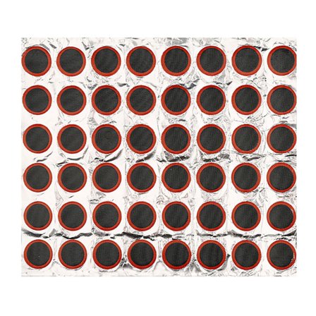 48 stk. Sykkeldekk Lapper Gummi Selvklebende Sykkelpunktering Reparasjonslapp for Terrengsykkel Landeveissykkel Rund 25mm