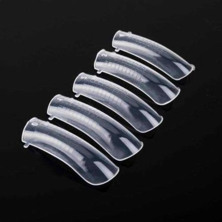 100 negleformer til polygel - Akrylnegle - Neglespidser