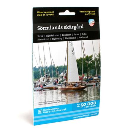 Calazo förlag Sörmlands skärgård 1:50.000 literature Black OneSize