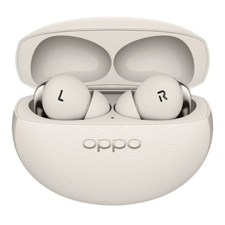 OPPO Enco X3 Trådlösa In-ear Hörlurar med Aktiv Brusreducering och Spelläge, Bluetooth, Vita