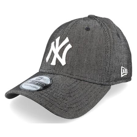 New Era - MLB Svart adjustable Caps - Hatstore Exclusive x New York Yankees Washed Denim 39THIRTY Black/White Adjustable @ Hatstore