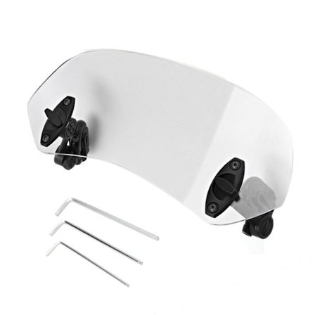 Universal motorsykkel justerbar klips på vindskjerm vindavviser vindskjerm tilbehør