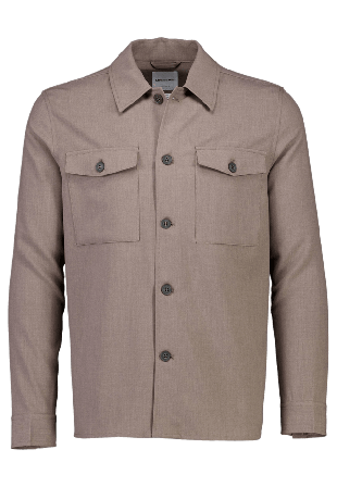 Lindbergh Superflex Overshirt Kavajer Herr Grå S