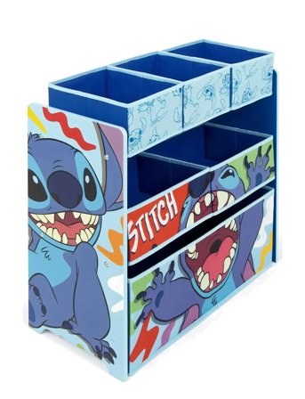 Arditex Toy Organizer With 1+2+3 Bins - Blue - ONE SIZE