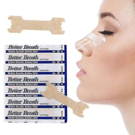 Pakke med 100 Better Breath næseplastre mod snorken