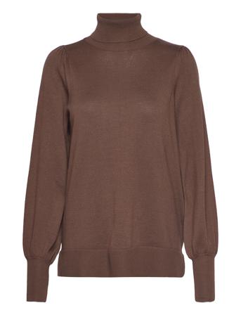 Fralma Pu 2 Turtleneck Polotröja Brun Fransa