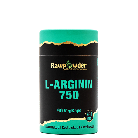 Rawpowder L-Arginin 750 mg 90 kapslar