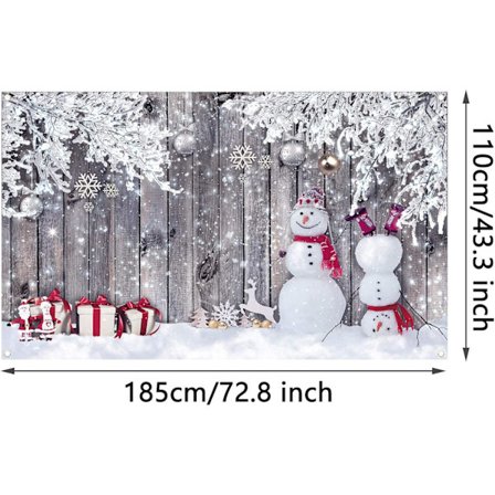 Julebakgrunn for Fotografering, Stoff Tre Bakgrunn Vinter