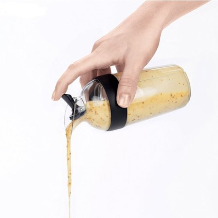Good Grips Salatdressing Shaker - Sort - 240 ml