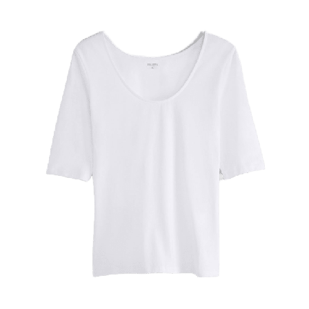 Filippa K Cotton Stretch Scoop Neck Top T-shirts & toppar Dam Vit M