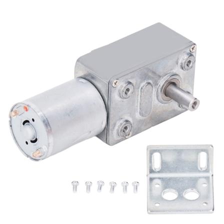 Girmotorormreduksjon justerbar CW CCW rotasjon stor torsjon selv låsing DC 12V 2W 0‐5RPM