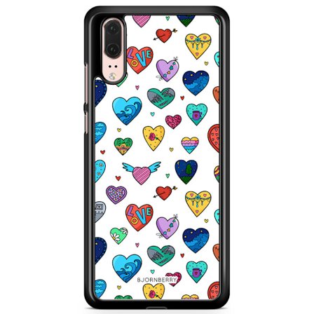Bjornberry Skal Huawei P20 - Hjärtan