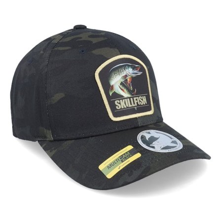 Skillfish - Camo flexfit Gorra - Muskellunge Muskie Multicam Black Camo Flexfit @ Hatstore