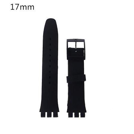 Swatch 16/17/19/20 mm:n silikonihihnalle rannekkeelle kellohihnalle kestävä {FW}