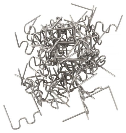 PELA 554163 Klammer till plastsvets, 0,8 mm, typ Z, 50-pack, Svets