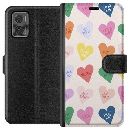 Yhteensopiva Lompakkokotelo Motorola Motorola Moto E22i Karkkisydämet