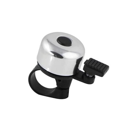 Ringklocka till Cykel - Metallic Silver