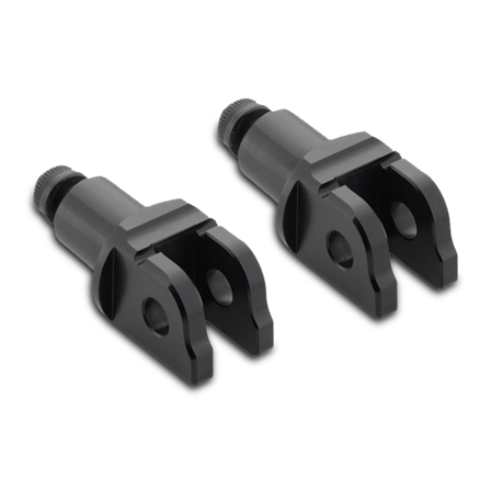 Montageset voor Voetsteunen Rizoma Zwart 18 mm - BMW S 1000 RR 2009-2019