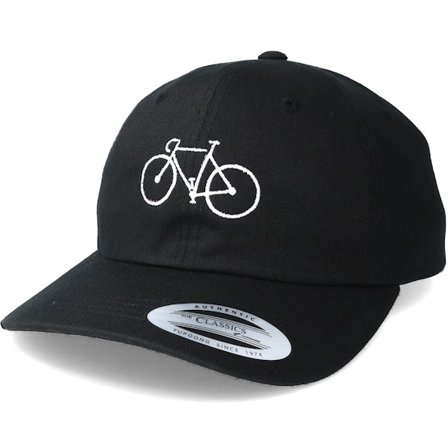Bike Souls - Nero adjustable Cappellino - Classic Bike Black/White Adjustable @ Hatstore