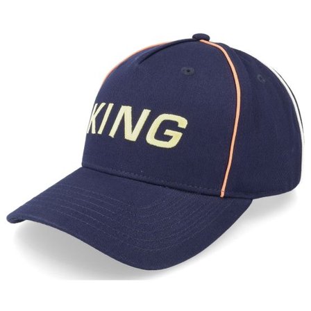 King Apparel - Blå adjustable Keps - Stepney Curved Peak Ink Adjustable @ Hatstore