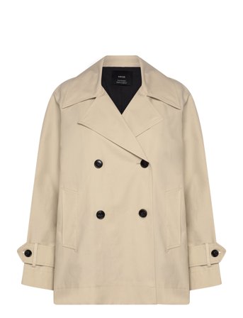 Mango | Short Double-Breasted Trench Coat | M