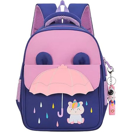 Pigeskoletaske, Piger Enhjørningerygsæk, Lille Pigeskoletaske Pigerygsæk til Børnehave, Førskole, 1. Klasse, Tilbage til Skolen