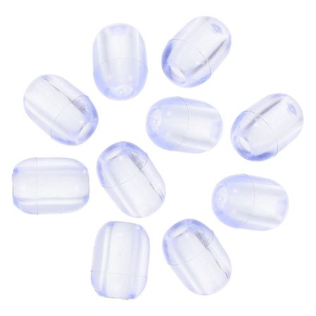 10 stk. gennemsigtige gummifødder til køkkenvask, beskyttelse mod skrid [HK]