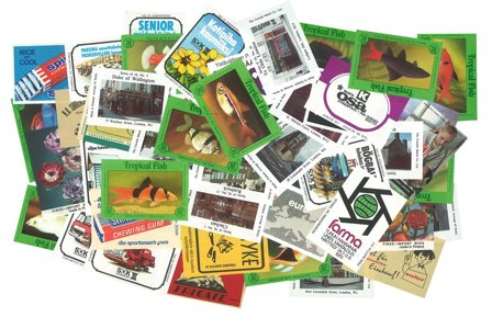 Tændstikæskelabels - 50 forskellige