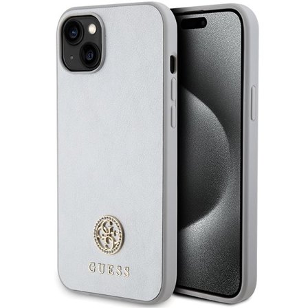 Guess GUHCP15MPS4DGPS iPhone 15 Plus 6,7" sølv/sølv hardcase Strass Metal Logo