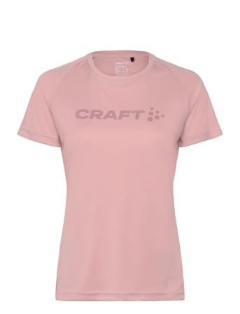 Core Essence Logo Tee W Pink Craft