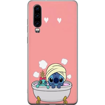 Huawei P30 Genomskinligt Skal Stitch bada