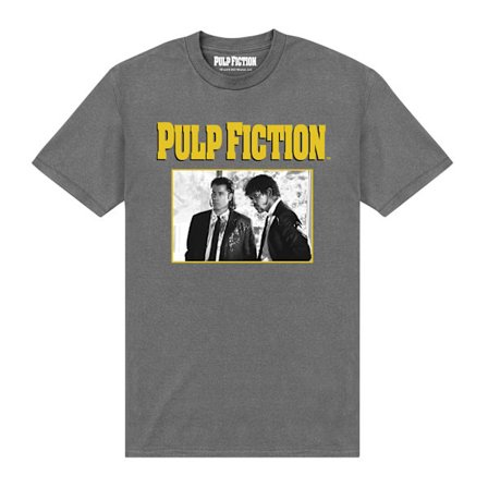 Pulp Fiction Unisex Vuxen Scen T-Shirt M Charcoal