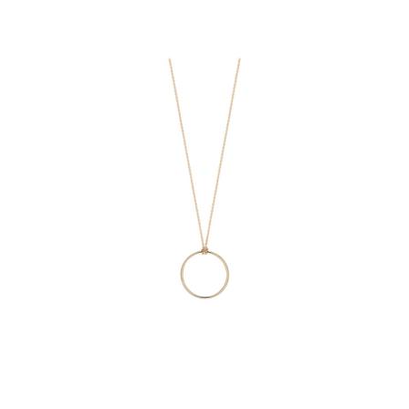 Ginette NY, Mini Circle Necklace Roze, Dames, Maat:ONE Size
