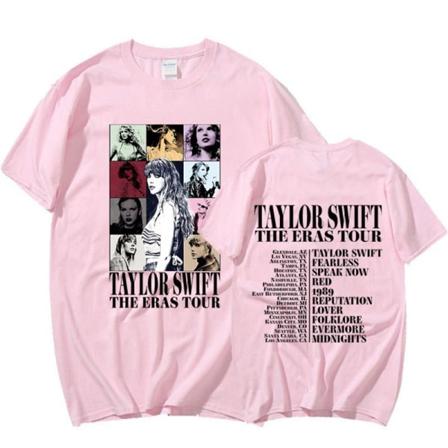 Herr Dam Taylor T-shirts Sport Kortärmad Casual Löpning Topp pink XL