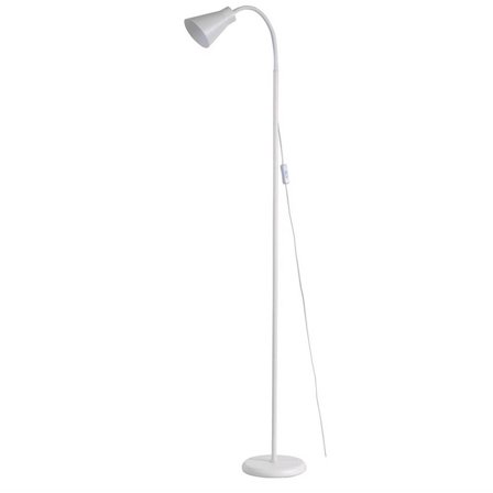 Oriva - Gulvlampe Ebba Vit 28236-90 Hvit