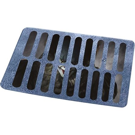 Halloween Dörrmatta, Halloween Clown Dörrmatta, Läskig Kloak Clown Dörrmatta, 3D Stereo Vision Skräck Dörrmatta, för Halloween Dekoration