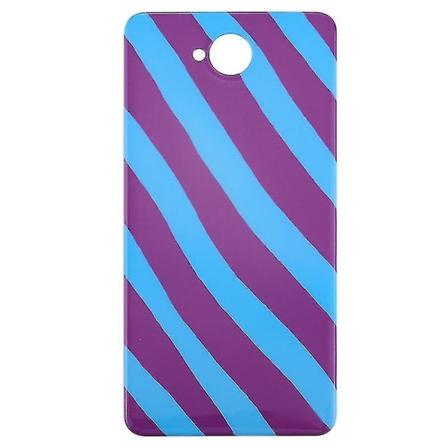 För Microsoft Lumia 650 Colorful PC Material Cover med NFC-dekal
