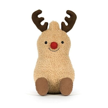 Jellycat 16 cm Amuseables Jordnødde-rensdyr blødt legetøj