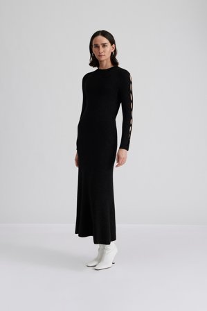 Malina - Fellie maxi dress - S - Black