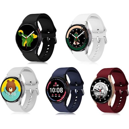 5-pack No Gap Armband Kompatibel med SAMSUNG Galaxy Watch 5/4 40mm