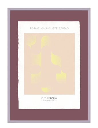 Incado | Artist Paper - Cascade Form Ii | 51.5X71.5CM x 71.5