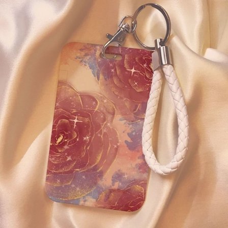 Visitkortshållare Kreditkortshållare A-MED NYCKELRING A-MED