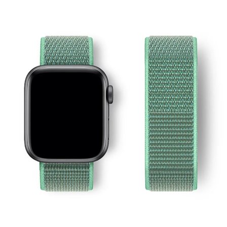 Nylon Loop Armband för Apple Watch band 44mm 40mm 45mm 41mm 46 42mm 49mm 44 45 mm armband iWatch serie 10 9 SE 7 6 5 4 Ultra 2