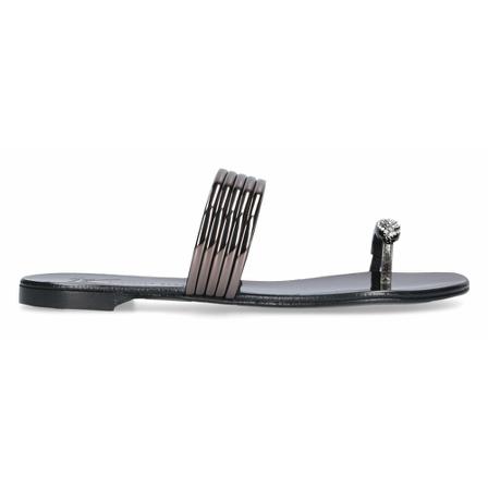 Giuseppe Zanotti Sliders , Zwart , Dames , Maat: 37 EU